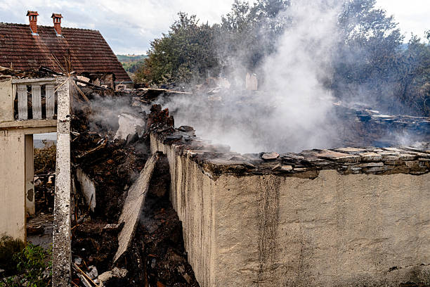 Professional Fire Damage Removal technician working in Dayton, TX